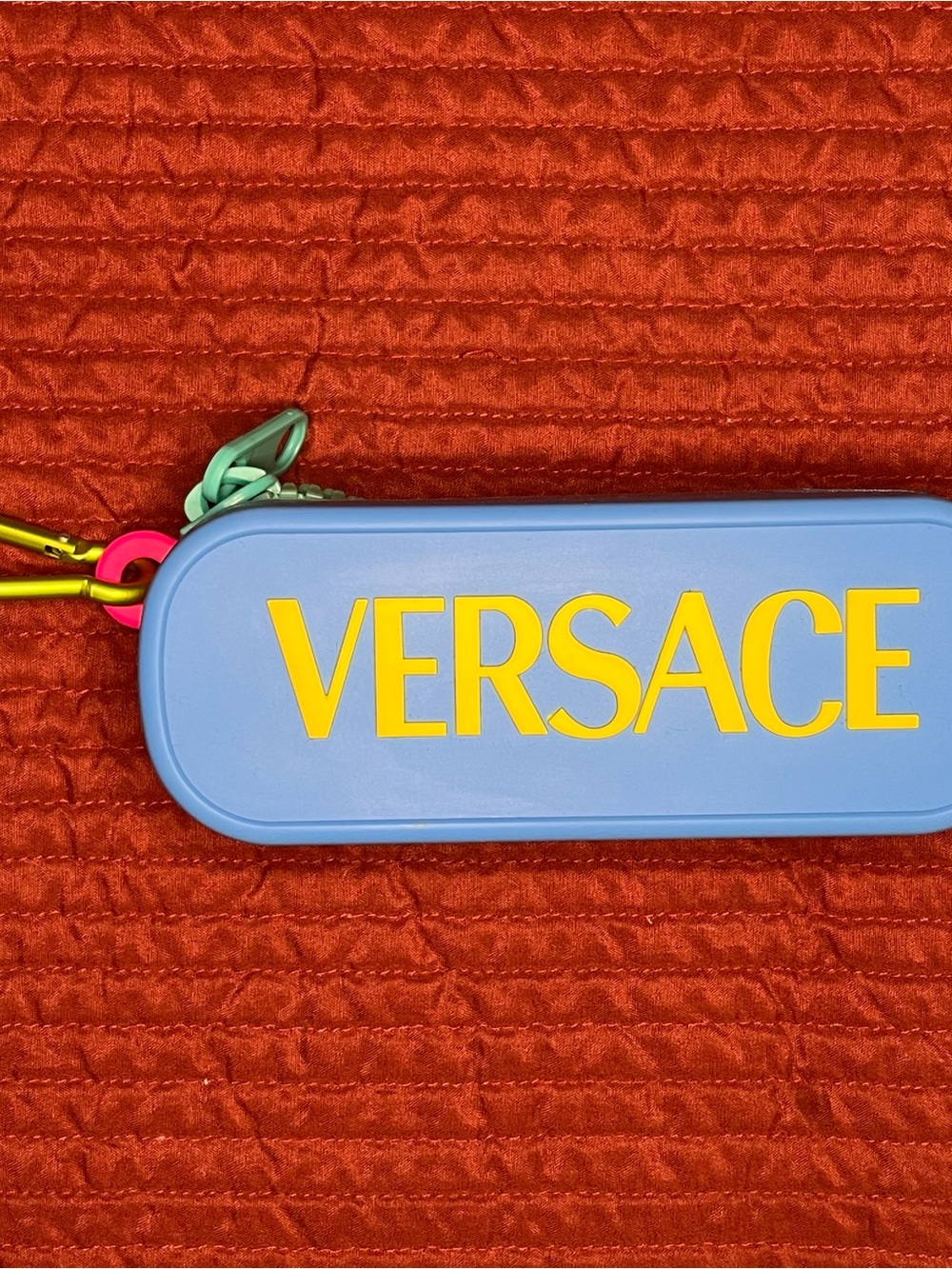 Versace Special Edition Miami Color Beach Neon Silicone Eyewear Case *NWOT*